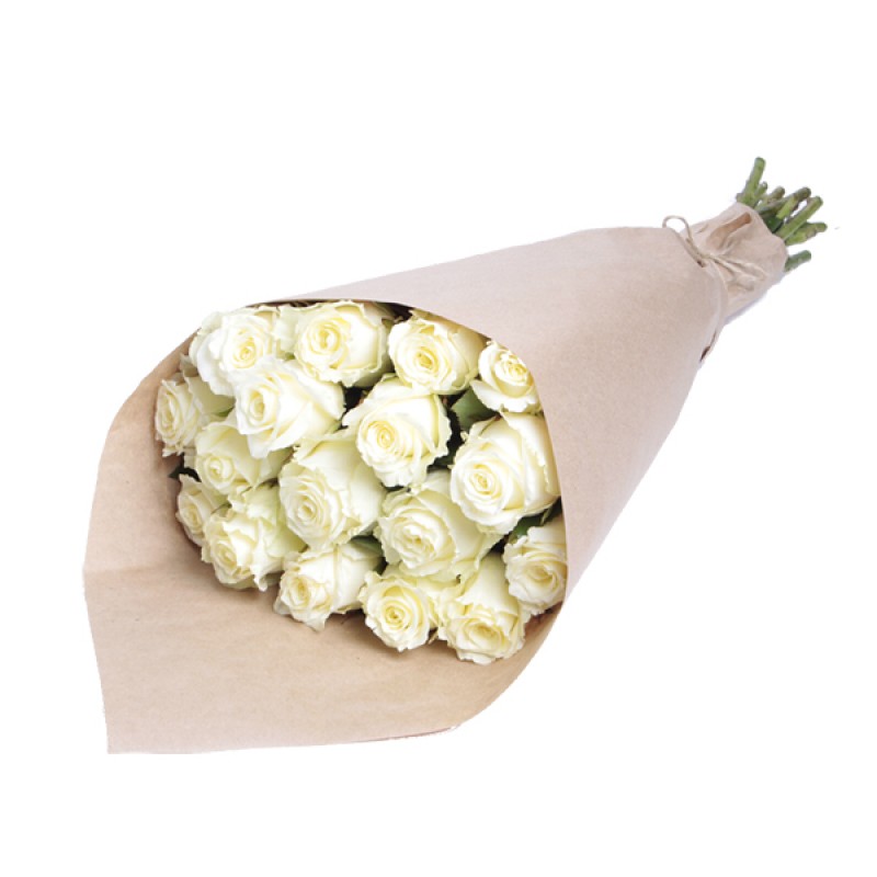 Букет из белых роз "Светлые воспоминания"
